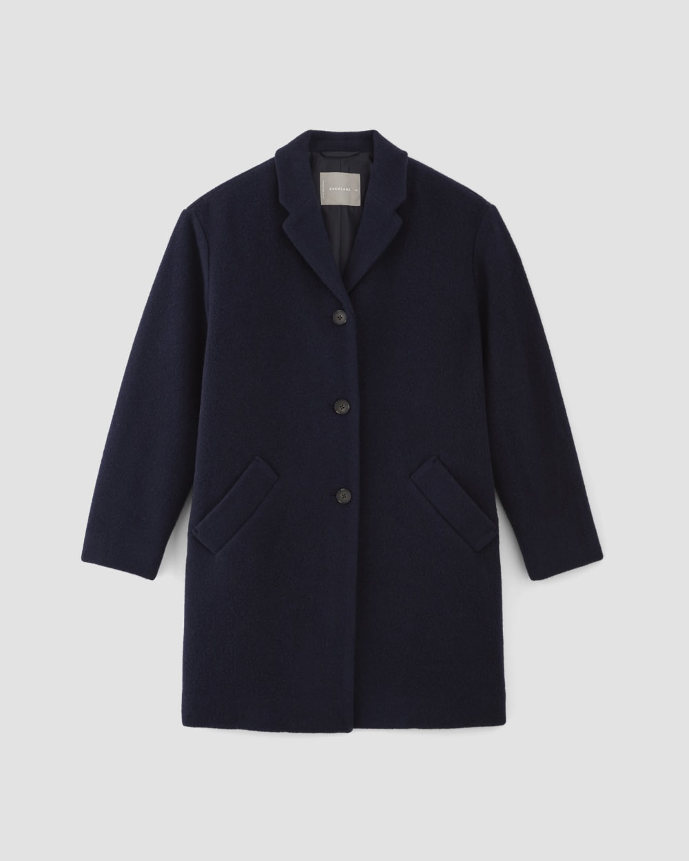 The Italian ReWool® Cocoon Coat | Navy