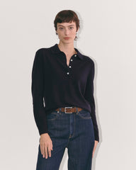 The Classic Polo in Cashmere | Navy