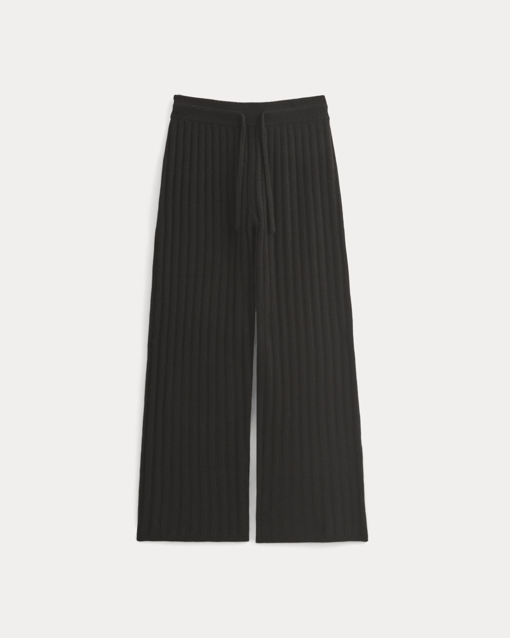Straight-Leg Pant in Wool Cashmere | Black