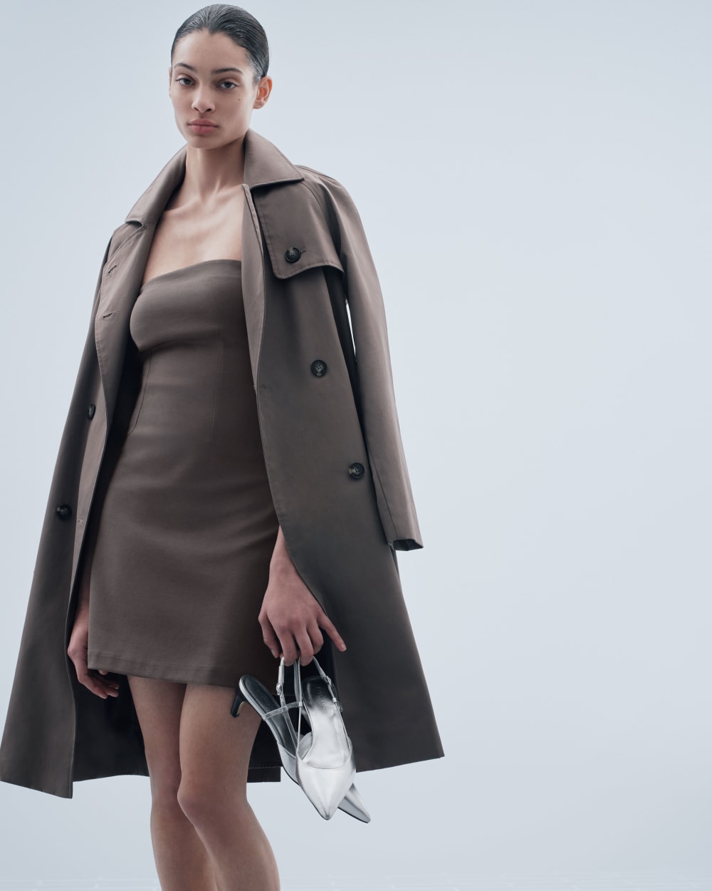 The Modern Trench Coat | Deep Taupe