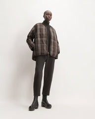 The Quilted Cotton Liner | Abalone / Black / Earth Brown