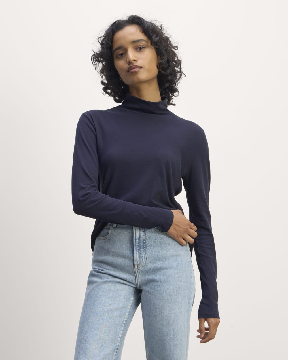 The Air Turtleneck | Navy