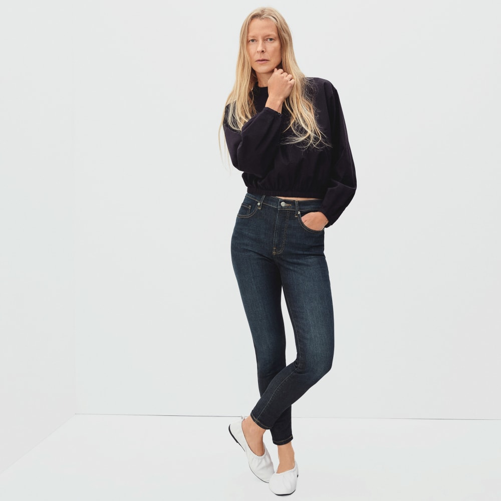 The Authentic Stretch High-Rise Skinny | Deep Indigo | 26.5" Inseam