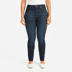The Curvy Authentic Stretch High-Rise Skinny Jean | Dark Blue Wash | 28.5" Inseam
