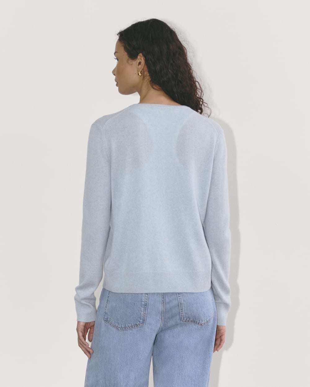 The Classic Cardigan in Cashmere | Sky Blue