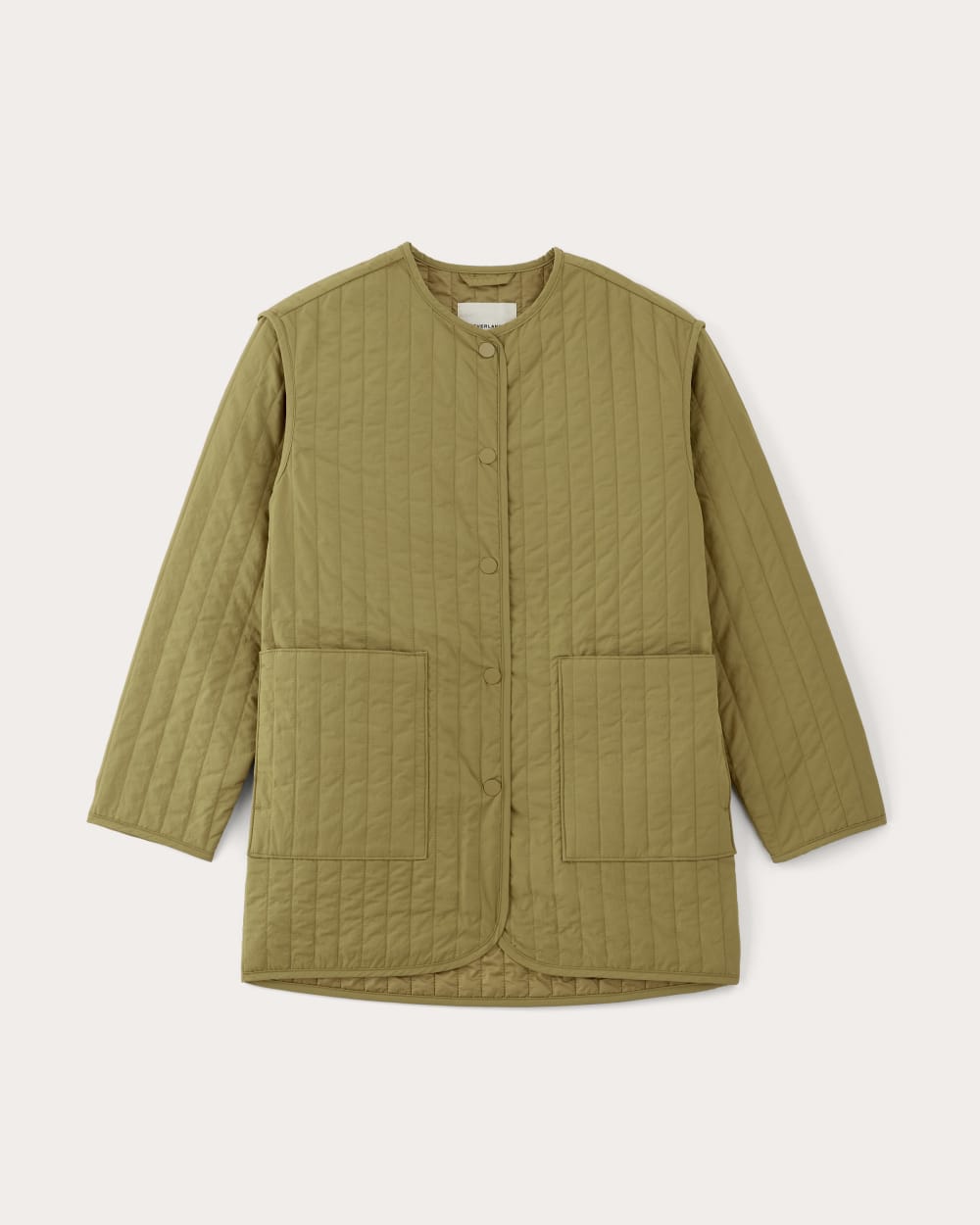 The Midi Quilted Liner | Fennel Seed