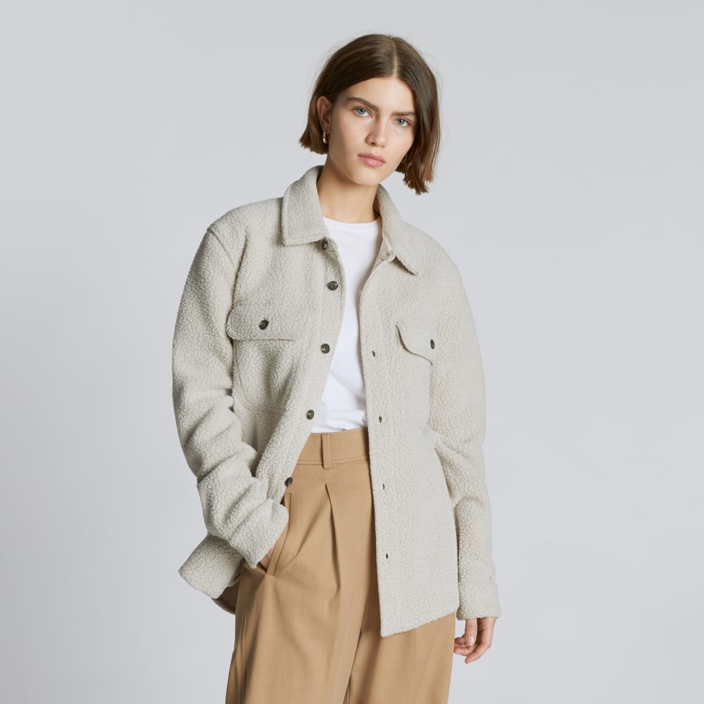 The ReNew Fleece Everyone Overshirt | Oat