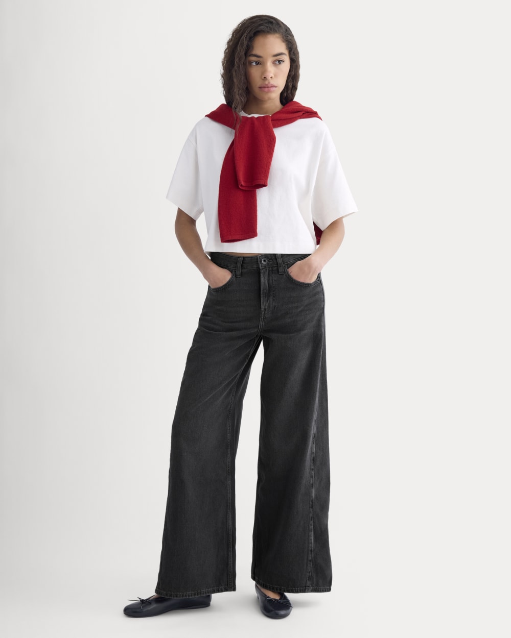 Paneled Wide-Leg Jean | Twilight