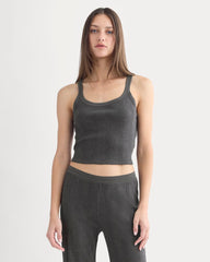 Lounge Rib Tank | Heathered Soot