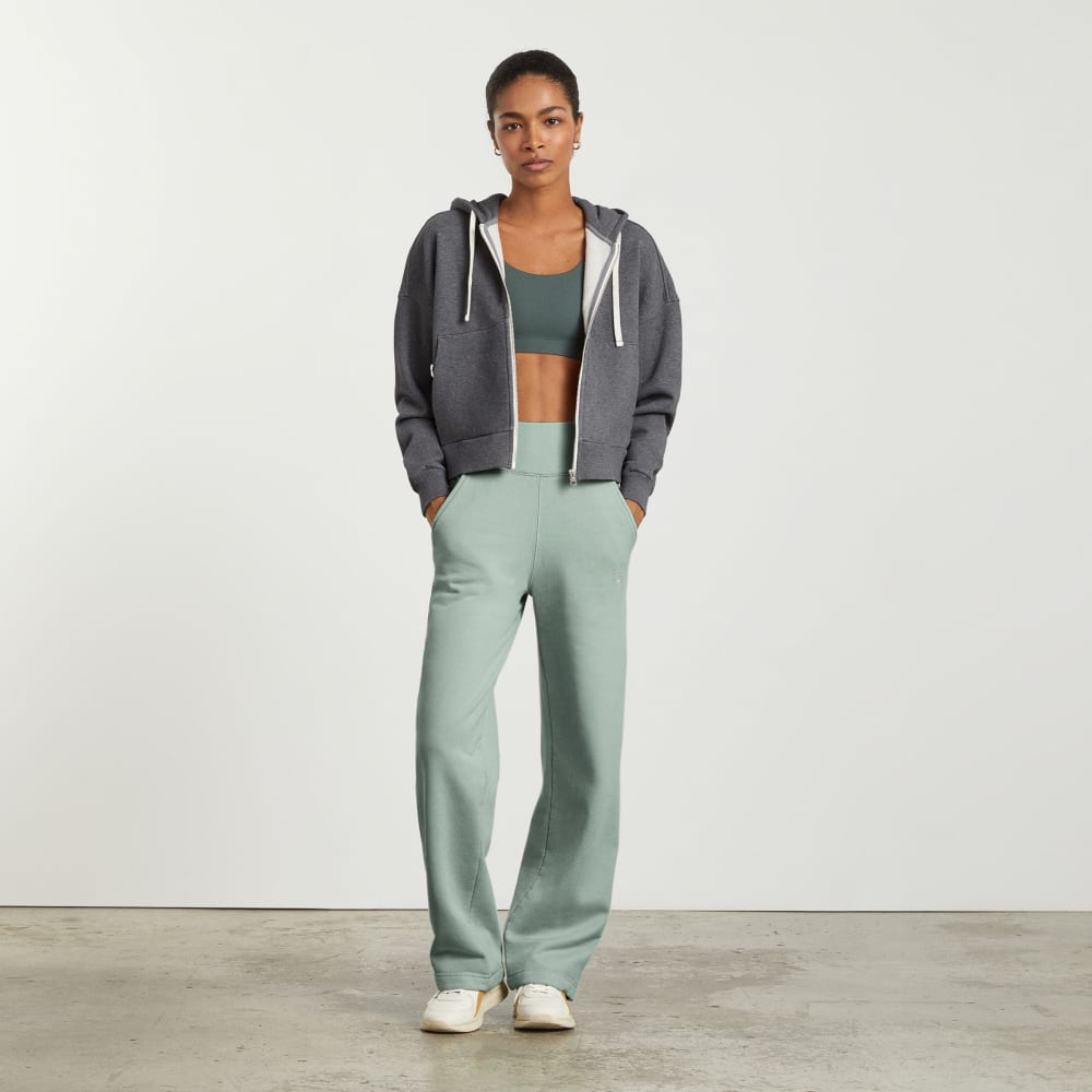 The Track High-Waist Pant | White Sage