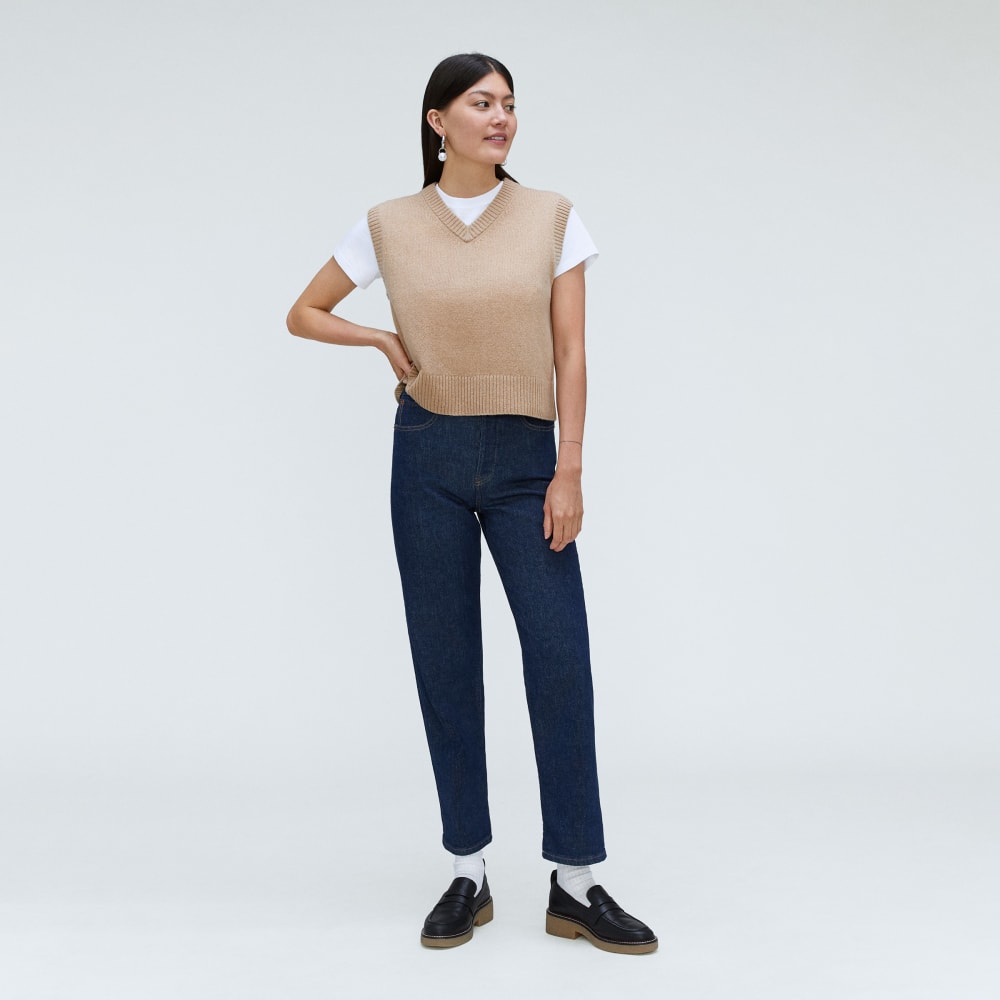 The Cashmere Vest | Light Camel