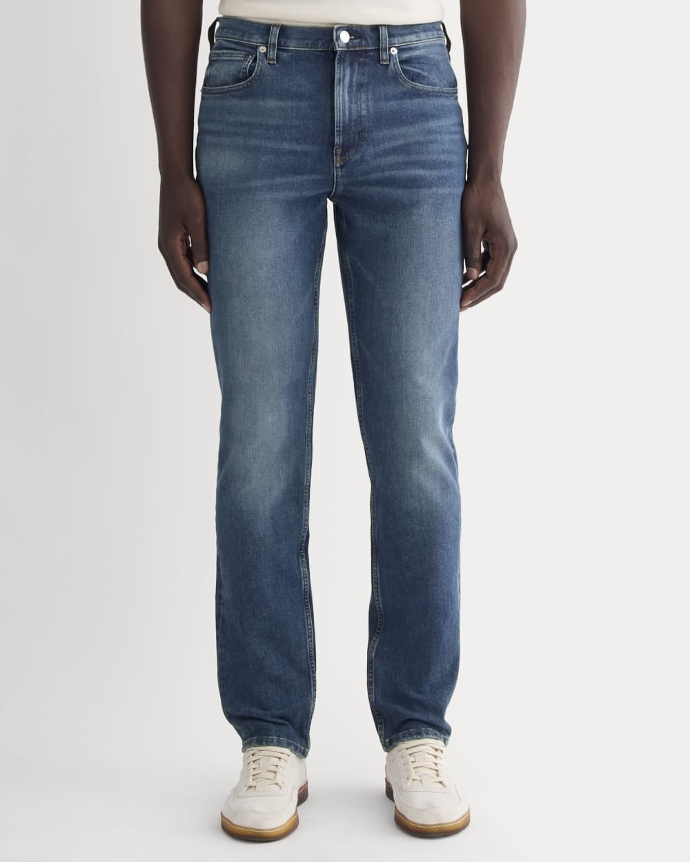 The Relaxed 4-Way Stretch Organic Jean | Uniform | Dark Indigo Fade