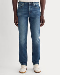 The Relaxed 4-Way Stretch Organic Jean | Uniform | Dark Indigo Fade