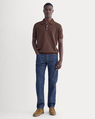 No-Sweat Polo | Dark Mahogany