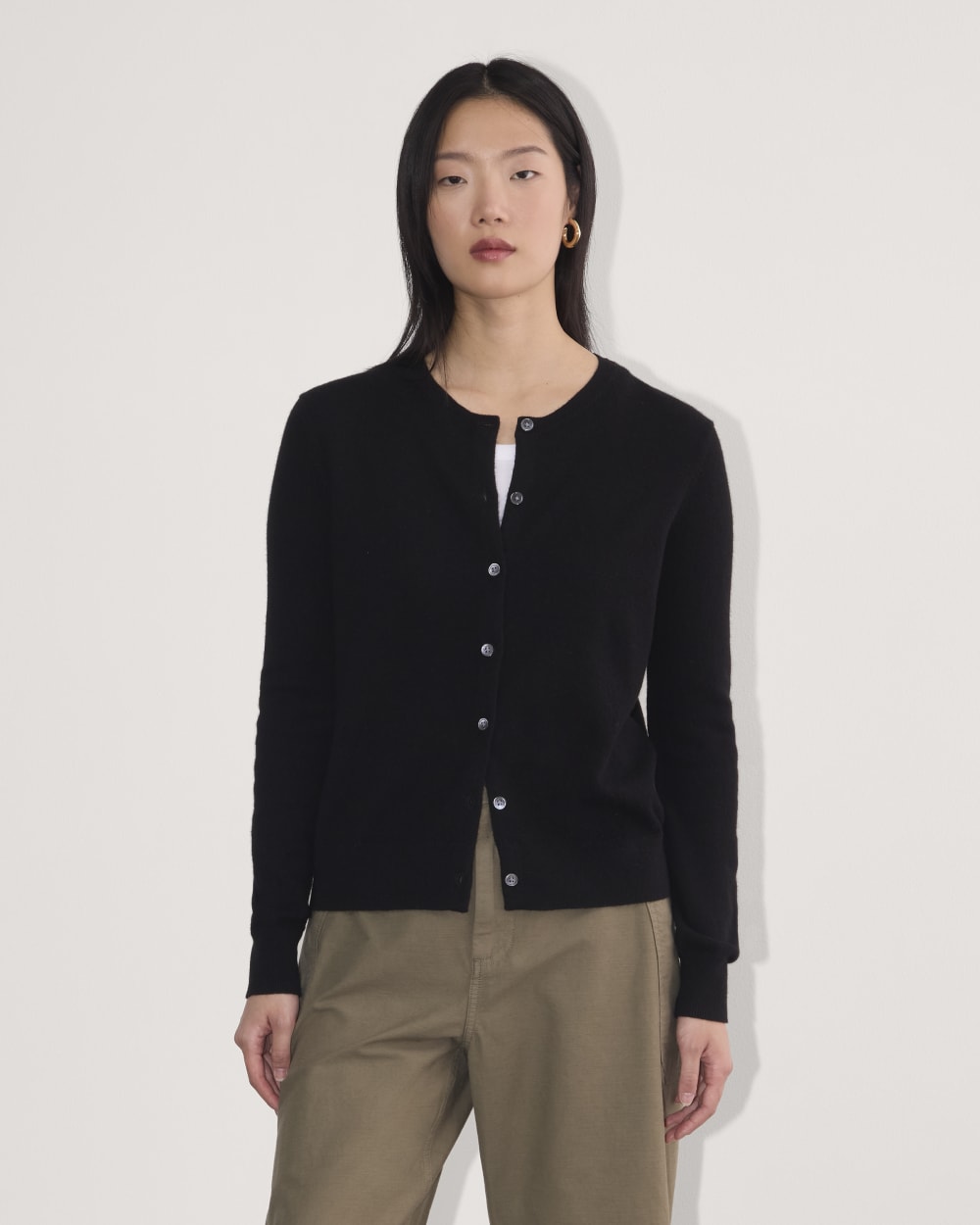 The Classic Cardigan in Cashmere | Black