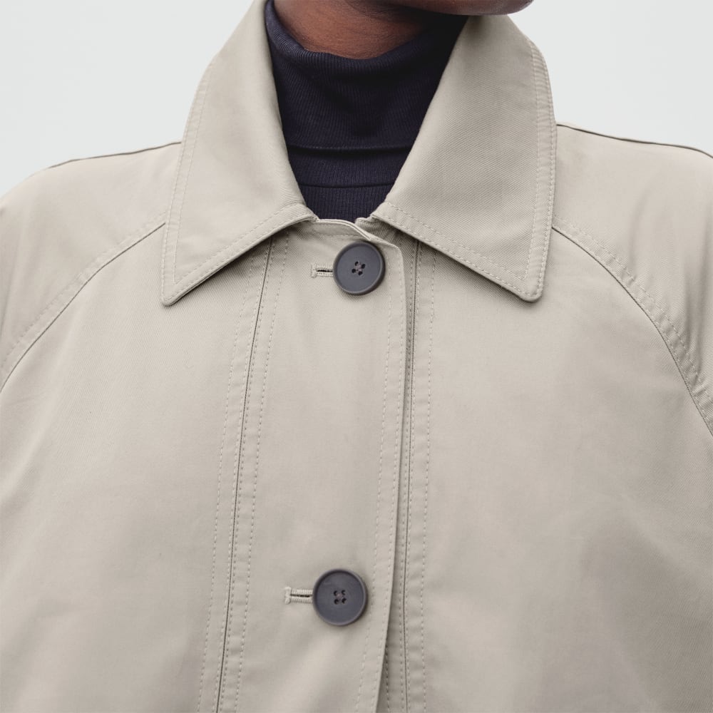 The Long Mac Coat | Stone