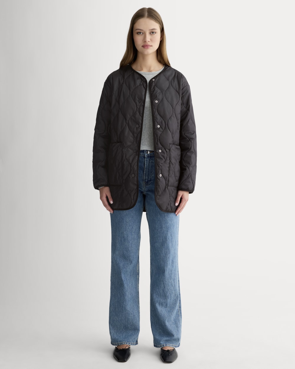 The Quilted Liner | Black