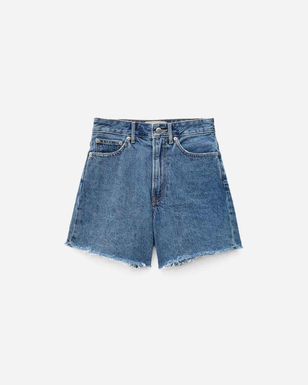 The A-Line Denim Short | Medium Indigo