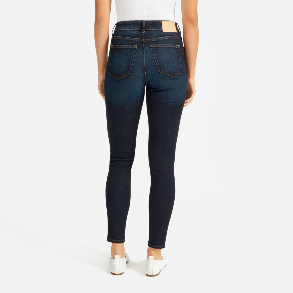 The Curvy Authentic Stretch High-Rise Skinny Jean | Dark Blue Wash | 26.5" Inseam