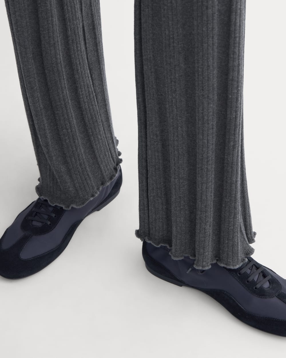 Lounge Rib Pant | Heathered Soot