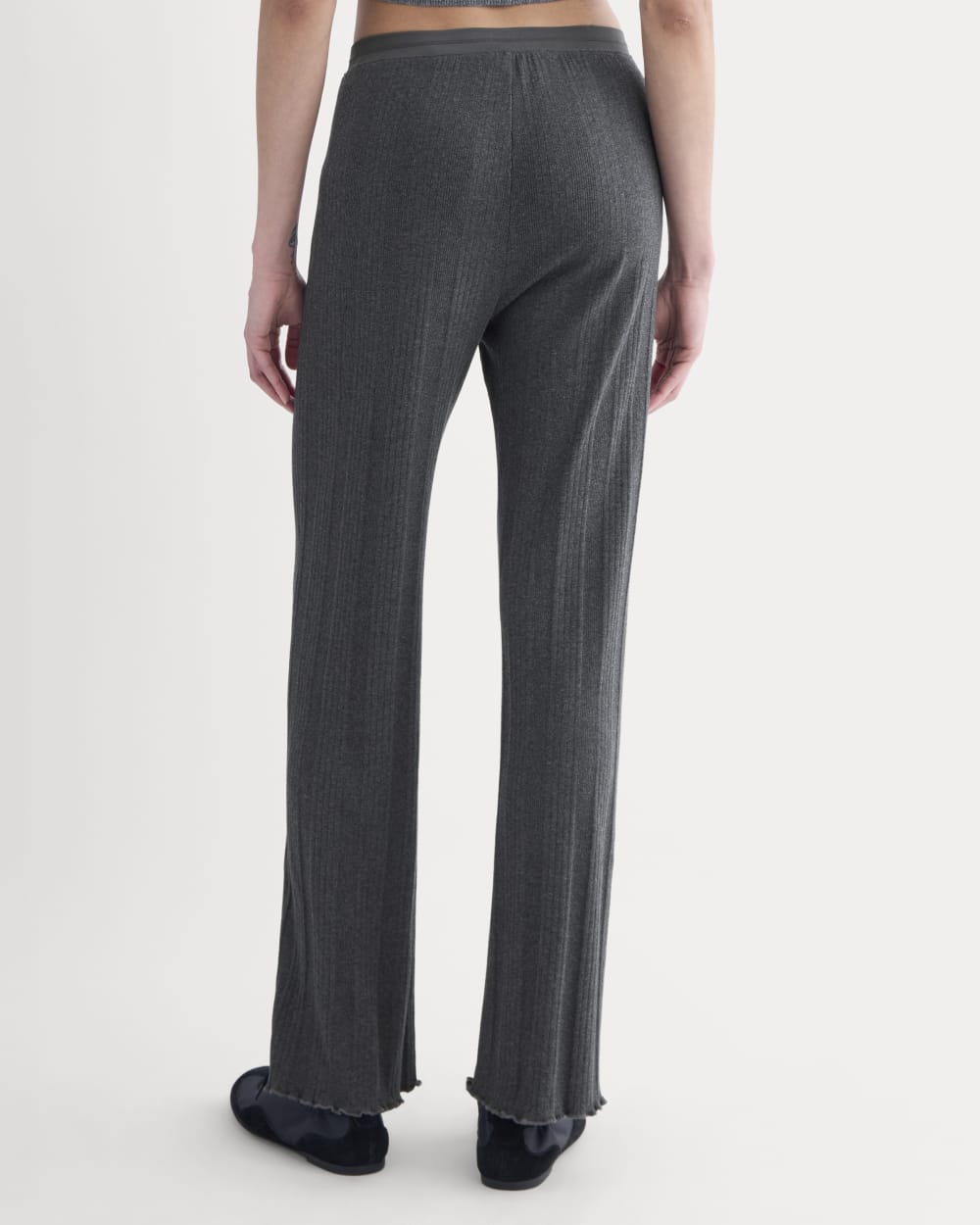 Lounge Rib Pant | Heathered Soot