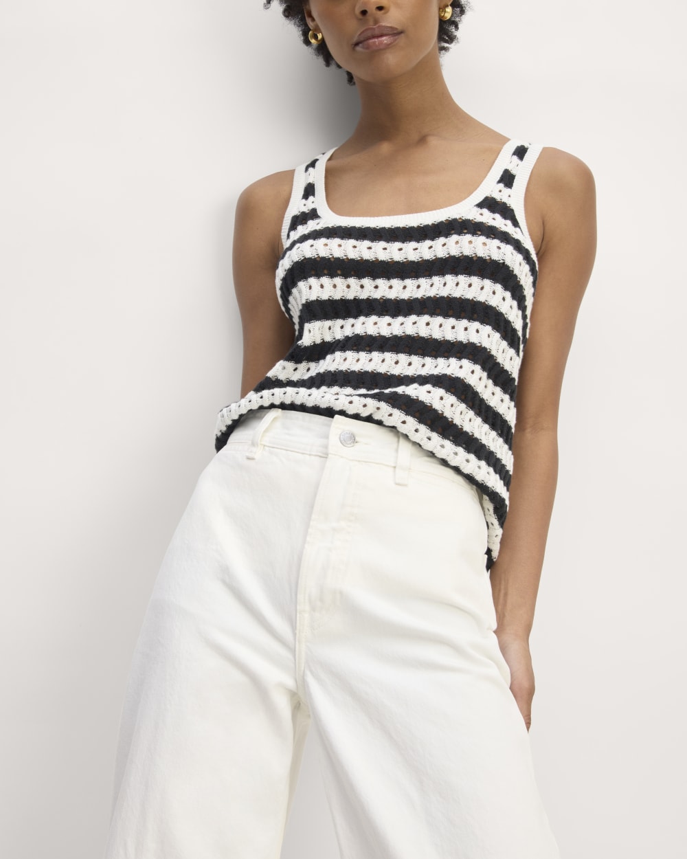 The Mariner Cropped Jean | Frayed Hem Bone