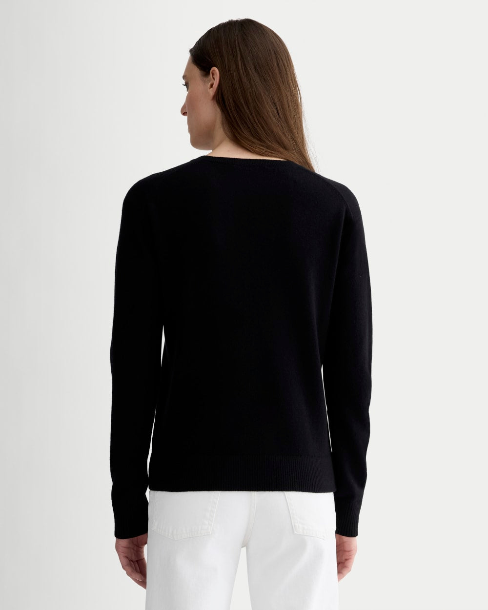 The Classic Crew in Cashmere | Black